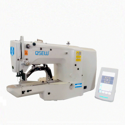 QS-1900ATW electronic Bar Tacking Industrial Sewing Machine with Button Screen rope machine