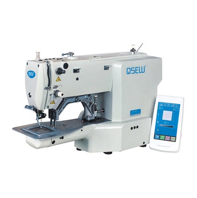 QS-468G Direct drive label machine lockstitch electronic bartacking pattern design bartack industrial sewing machine